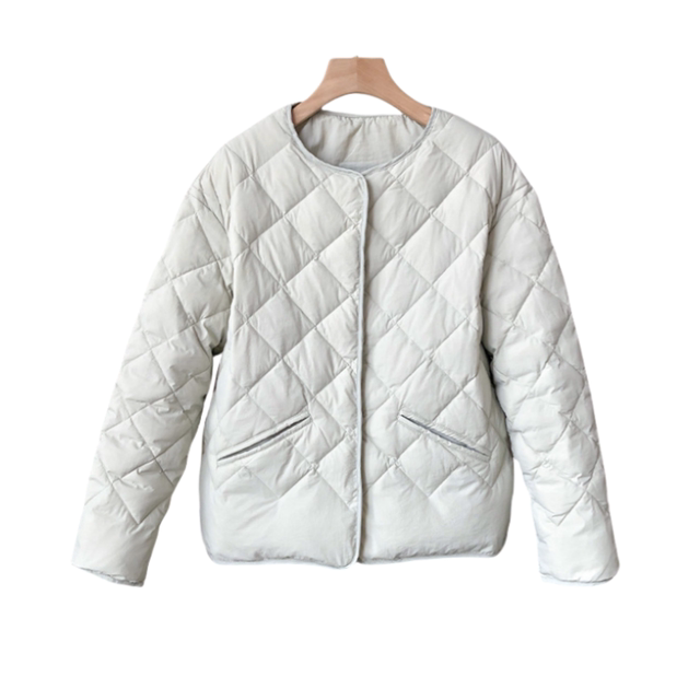 Japanese thin down jacket for women in autumn and winter fashion new fashionable loose small person lightweight slim short jacket trendy