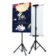 Lift tripod double-sided pop picture stand kt board bracket billboard display stand vertical floor-standing poster stand