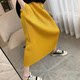 Pleated elastic skirt Spring and summer 2025 new hip-covered long skirt slim and slim pencil Miyake skirt 003
