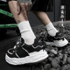 Xjxy stealth increase 7 cm casual board shoes Air Force black army black solubility shoes increasing 7cm increase men's shoes