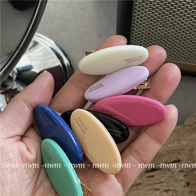 Sweet girl candy color small hairpin dopamine princess hair clip hair clip side duckbill chuck headdress hair accessories women