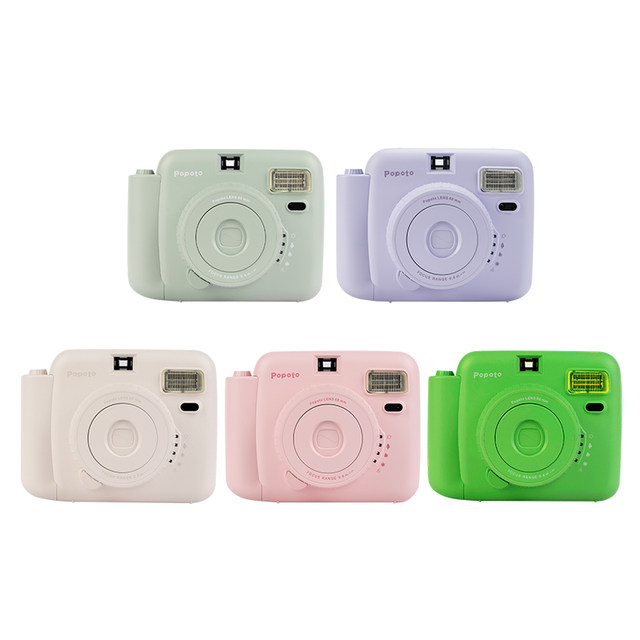 POPOTO Polaroid camera can directly produce color photos and image students' birthday gifts