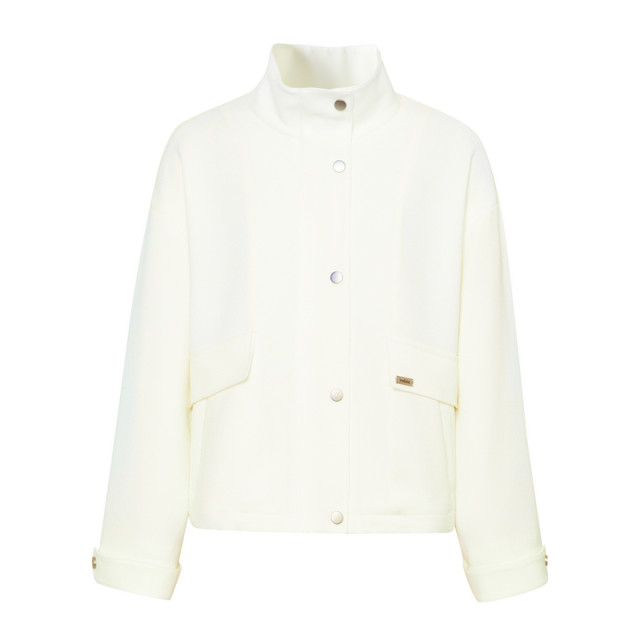 indicia Mark Simple Commuter Stand Collar Jacket Top 6A402WT084C