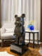 
Floor-standing bear cartoon ornaments, oversized living room TV cabinet, Nordic light luxury decorations, simple soft furnishings, housewarming gifts