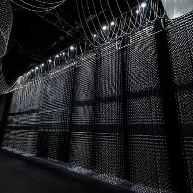 
Crystal pineapple bead ceiling hollow crystal bead curtain partition bead bead chain stage hotel wedding venue decoration pendant