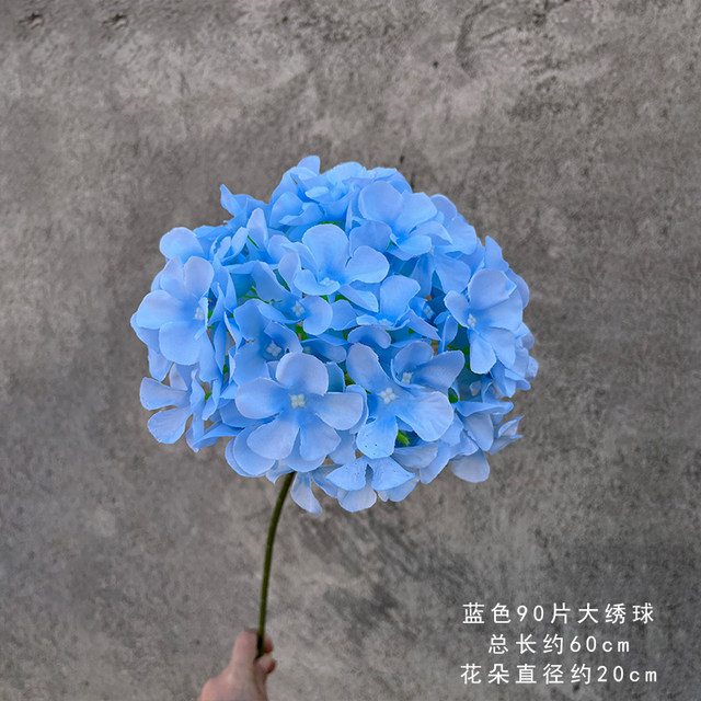 
Simulated flower lollipop large hydrangea wedding road leading decorative silk flower wedding background flower arrangement display floral hydrangea