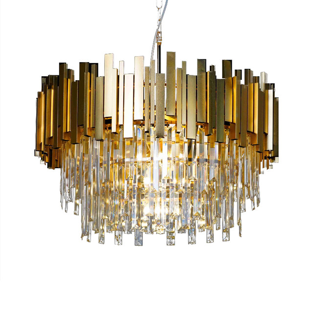 
Wedding props simple Nordic ceiling wedding hall chandelier electroplated iron road guide indoor lighting stage decorative lights