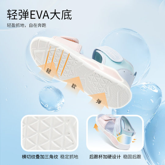 Dr. Jiang's Outlets Selling Children's Shoes Girls Velcro Casual Breathable Summer Open-toed Children's Sandals