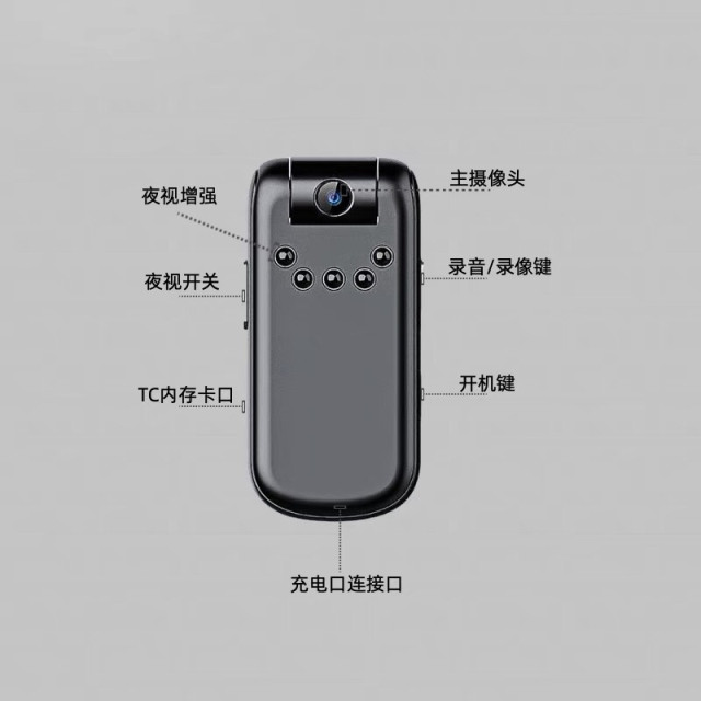 Black technology recorder camera professional recording video pen photography pen pocket camera HD DV shooting tool