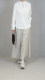 Gao Ding's Drinking Anti -Simple Political Fold Wrinkle Wind Symmetric Symmetric pleated pleated skirt
