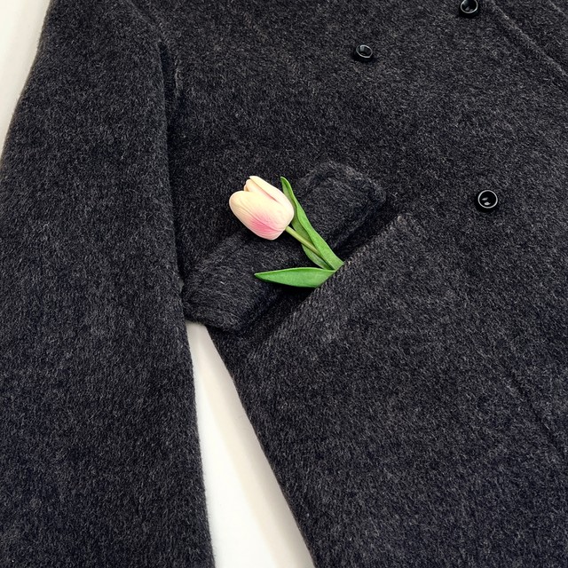 Fashionable Mom Autumn Wool Woolen Coat Mid-Length Double-sided Woolen Coat Middle-aged and Elderly Women's Autumn and Winter Temperament Top