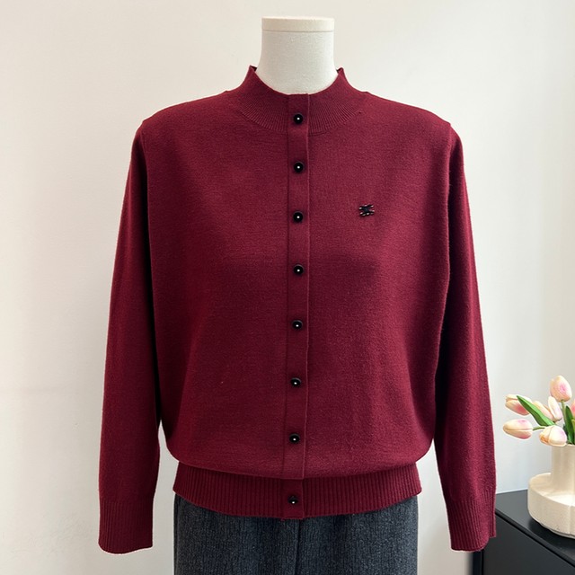 Western-style mom autumn and winter half-turtle collar knitted tops middle-aged women's bottoming shirts middle-aged and elderly fashion sweaters