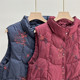 Winter clothing for the elderly, women's down jacket, vest, grandma's coat, old lady's clothes, elderly mother's vest