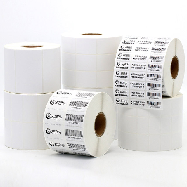 Malile coated paper self-adhesive barcode label printing paper 32*19 20 ...