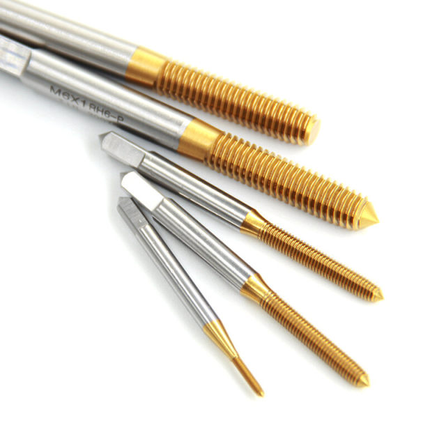 Imported titanium-plated extruded taps containing cobalt stainless steel aluminum extruded taps M1.4M1.6M2M2.5M3M4M5M6