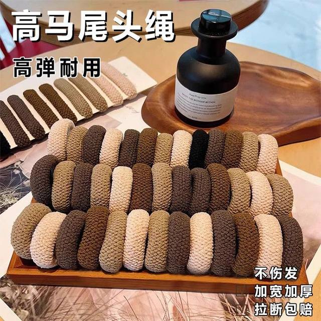 High elastic seamless headband, hairband, hair accessories, rubber band ins for female students with good looks and super fairy