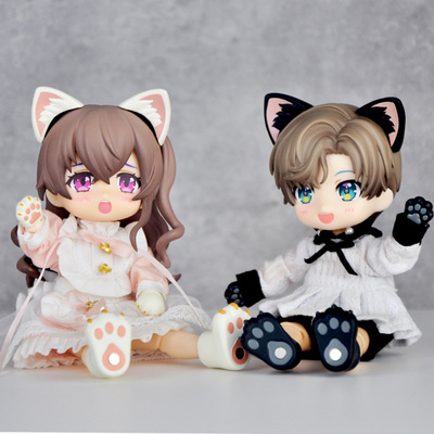 taobao agent YMY Substitute accessories Rabbit -eared cat -ear cats, cat feet with magnet clay GSC12 points BJD bald available