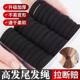Korean version of high elastic durable leather case simple thickened temperament black head rope ponytail hair internet celebrity rubber band