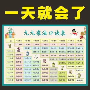 儿童数学算数表 新人首单立减十元 22年8月 淘宝海外