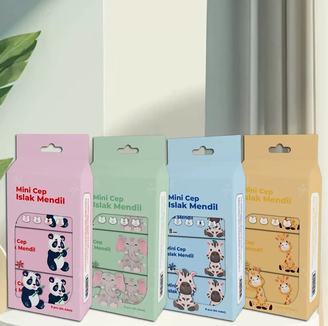 
Mini wet wipes baby home hand and mouth wet wipes care portable independent packaging hygienic packet mother and baby wet wipes