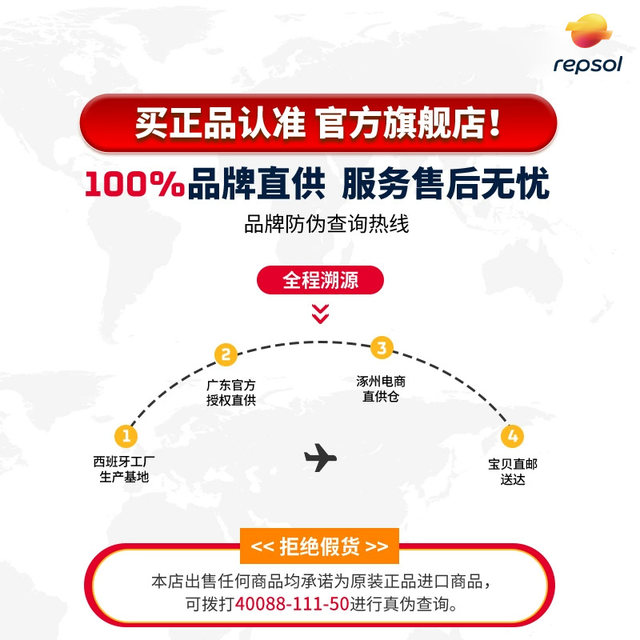 Repsol Ruishuo Motorcycle Oil Weishuang Jingku Scooter Motorcycle Oil Fully Synthesized 10W-30 MA2