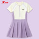 Xtep children's swimsuit girls' body dress style 2025 new style mid-large children's hot spring girls' split swimsuit

