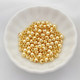 Polysis 18K Packing Golden Beads Sanzhu Transfer Beads Voices Yuanzhu DIY Handmade Necklace Balls Pearl Jewelry Materials
