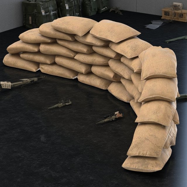 Real CS sack props national defense education layout camouflage sandbag props filling sandbag kindergarten military physical class