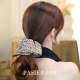Bosiya retro leopard print large intestine hair ring women's fluffy skirt hair tie autumn and winter new rubber band hair flower hair accessories