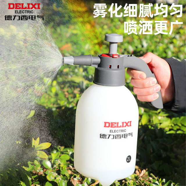 Delixi Electric Watering Can pneumatic spray kettle watering flower household car washing cleaning special ultrafine mist sprayer