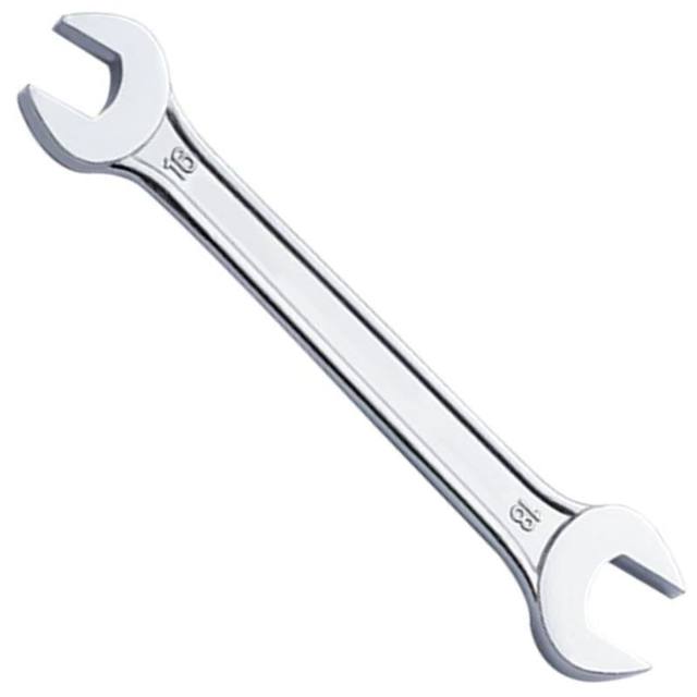 
High carbon steel thickened double-headed open-end wrench set dual-purpose dumb fork industrial grade auto repair wrench tool set