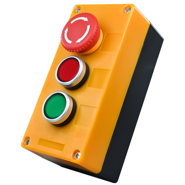 Button switch control box 123456 hole button box start stop elevator ...