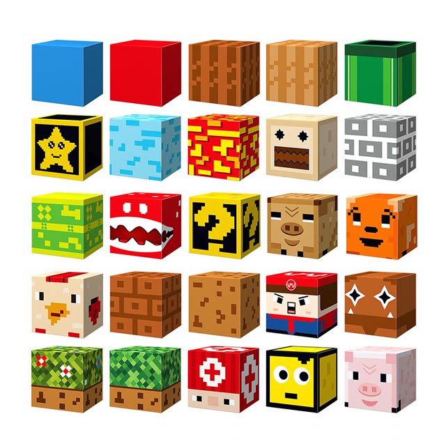 Minecraft Magnetic Square 2025 New Building Blocks New Year Gift Children's Educational Toys Magnetic Magnetic Magnetic