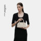 UNIFINE original design first-layer cowhide frog bag single shoulder crossbody handbag women's shell bag autumn new style