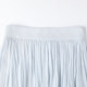 wana try versatile long skirt 2025 early spring new Korean light blue super fairy pleated skirt