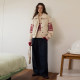 wana try wool retro festival handmade sweater 2024 autumn new Christmas top for women