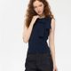 SUREENOUGH bow strap sleeveless slim niche vest vest summer women