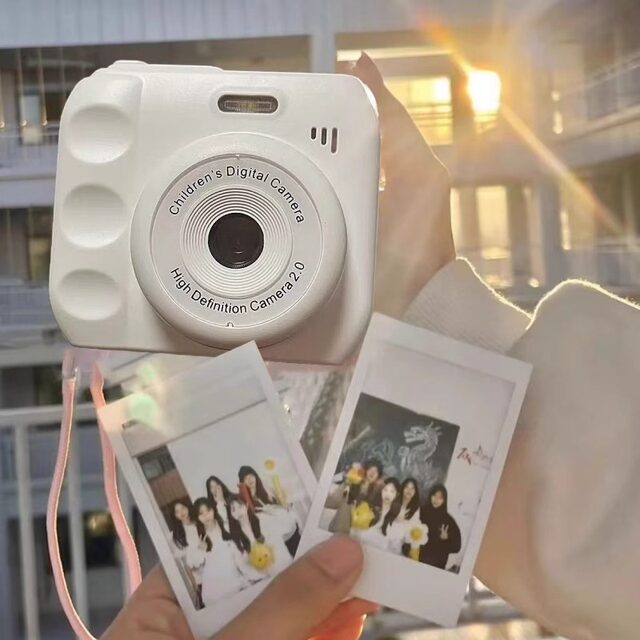 New CCD Polaroid Camera Student Introduction HD Digital Children Printing Camera Boy and Girls Birthday Gift