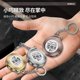 Mini small tape measure portable tape measure small household 2-meter steel tape measure portable keychain measuring meter ruler small ruler