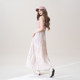 Elastic high waist loose slim skirt for women in summer new sweet atmosphere design a line cake midi skirt