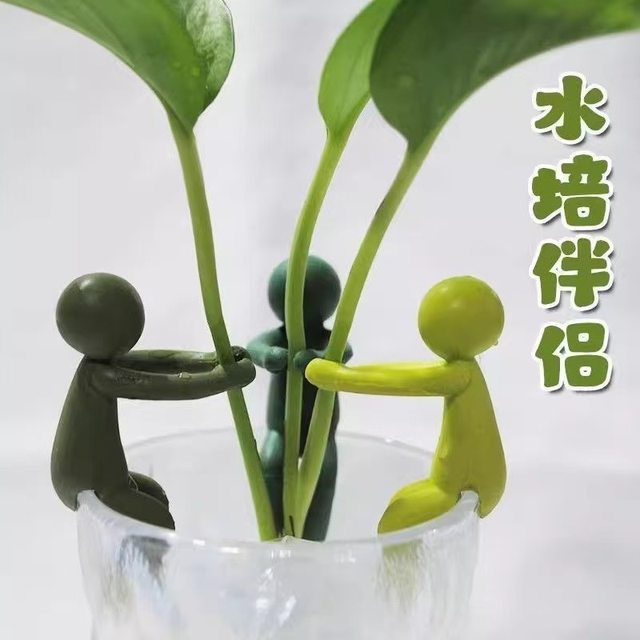 Hydroponic plant growth partner fixed regularizer support frame fish tank pot gardening artifact little man