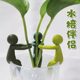 Hydroponic plant growth partner fixed regularizer support frame fish tank pot gardening artifact little man