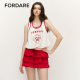 
FORDARE/Fu Die 25 spring and summer sports pleated cake skirt for women