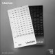 LiberLive Guide Stickers Chord Stickers (for LiberLive C1 Stringless Guitar)