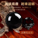 Natural obsidian ornaments, raw stone crystal ball, feng shui desktop handle piece, anti-villain stone, smelting obsidian