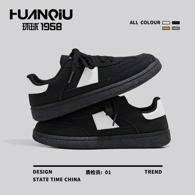 Global Moral Training Shoes for Women 2025 New Popular Black Shoes Women's Autumn and Winter Versatile Casual Niche Original Sneakers