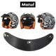 MOTUL three-button leather hat brim decoration MT901 retro helmet matching model