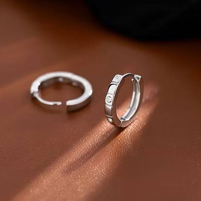 Men's niche design light luxury high-end earrings unique new popular earrings earrings earrings temperament ear buckles