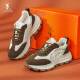 LOUISPRO light luxury men's new brand black shoes trendy fashionable casual shoes waterproof and wear-resistant outdoor sports shoes