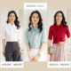 Lomon women's shirt lightweight breathable comfortable five-point sleeve business commuting casual shirt for women
